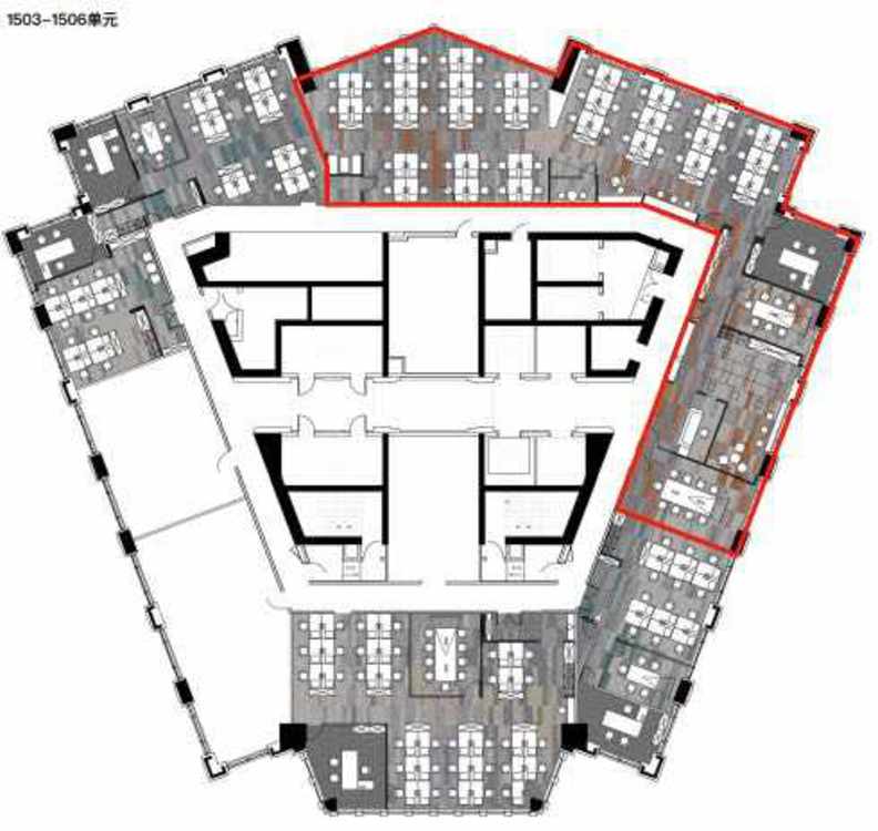 浦发大厦浦东 浦发大厦 647平米 豪华装修